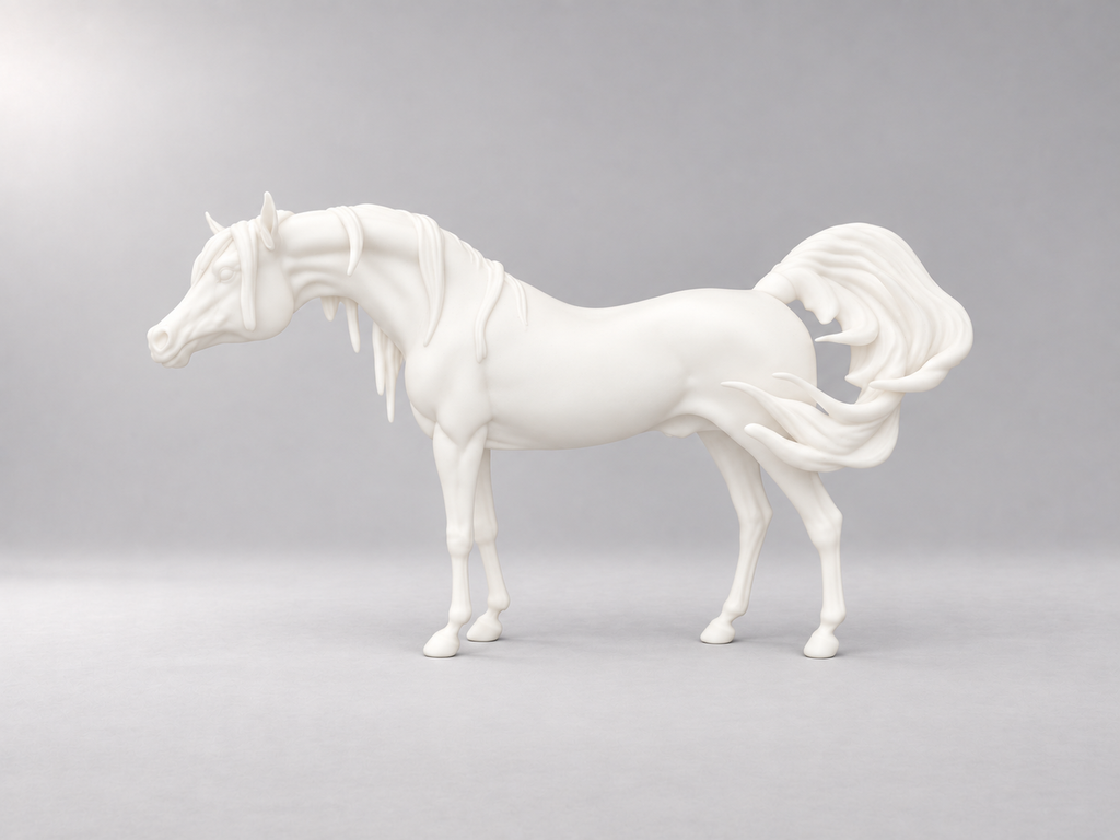 Al Shahir – Araber Hengst Modellpferd aus Resin