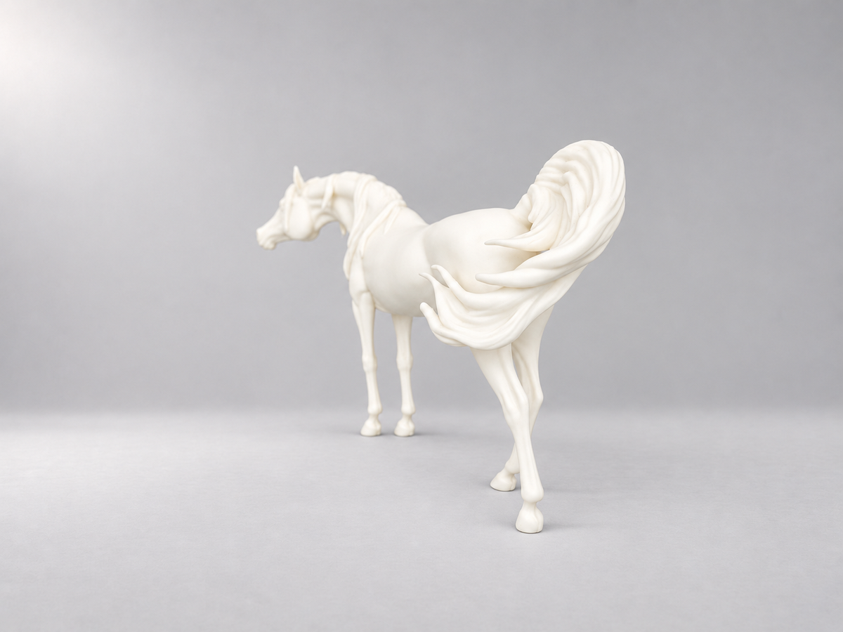 Al Shahir – Araber Hengst Modellpferd aus Resin